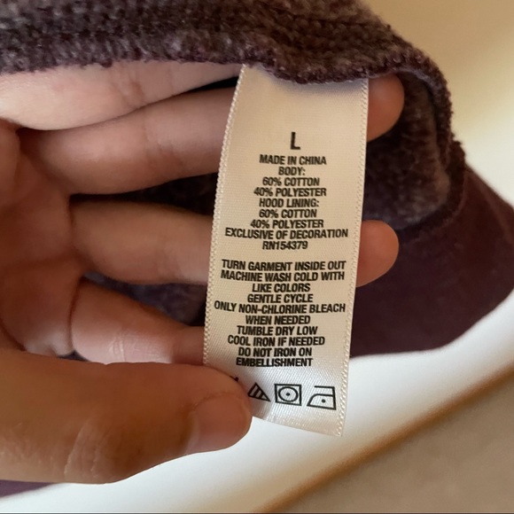 Purple Aeropostale Hooded Zip Up Jacket - Picture 11 of 11